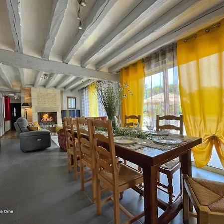 Grande Maison Familiale En Campagne Avec Wifi Et Animaux Acceptes - Fr-1-497-182 Apartmán La Gonfriere