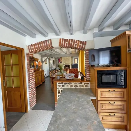 Grande Maison Familiale En Campagne Avec Wifi Et Animaux Acceptes - Fr-1-497-182 * La Gonfriere